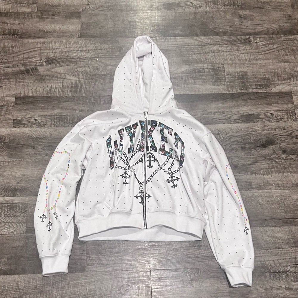 WYKEDWORLD hoodie never worn and cropped